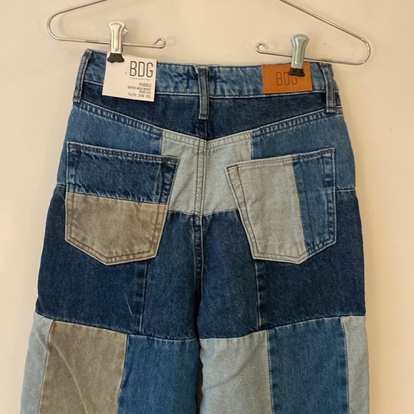 Urban Outfitters BDG Puddle Patchwork Jean Size 24 #299 - Picture 12 of 15